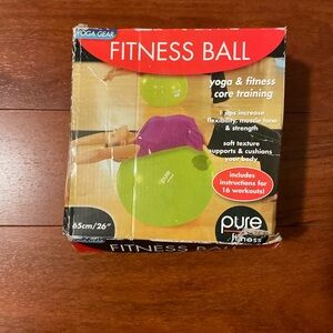 Pure fitness ball (NWOT) blue one size fits all